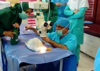 انجام موفقیت&zwnj;آمیز جراحی کاتاراکت بر روی اردک توسط چشم&zwnj;پزشک تبریزی (+تصاویر)