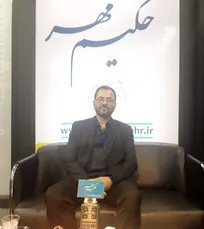 حضور مدیرکل دامپزشکی استان تهران در غرفه حکیم مهر