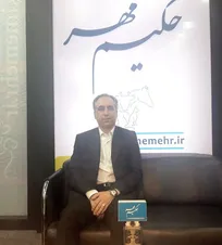 حضور دبیر کل فدراسیون طیور ایران در غرفه حکیم مهر
